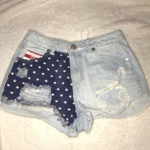Light wash American denim shorts🇺🇸